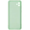 Силиконовый чехол для Samsung Galaxy A04 Soft Matte с микрофиброй Мятный
