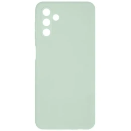 Силиконовый чехол для Samsung Galaxy A04s Soft Matte с микрофиброй Мятный