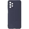 Силиконовый чехол для Samsung Galaxy A04s Soft Matte с защитой камеры Черный