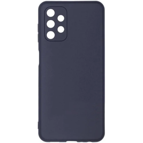 Силиконовый чехол для Samsung Galaxy A04s Soft Matte с защитой камеры Черный