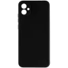 Силиконовый чехол для Samsung Galaxy A04e Soft Matte с микрофиброй Черный