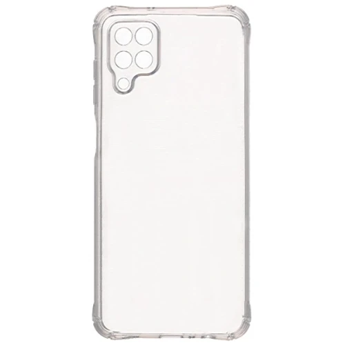 Силиконовый чехол для Samsung Galaxy A12 TPU 1.5мм с усиленными углами Прозрачный