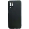 Силиконовый чехол для Samsung Galaxy A12 TPU 1мм Черный матовый