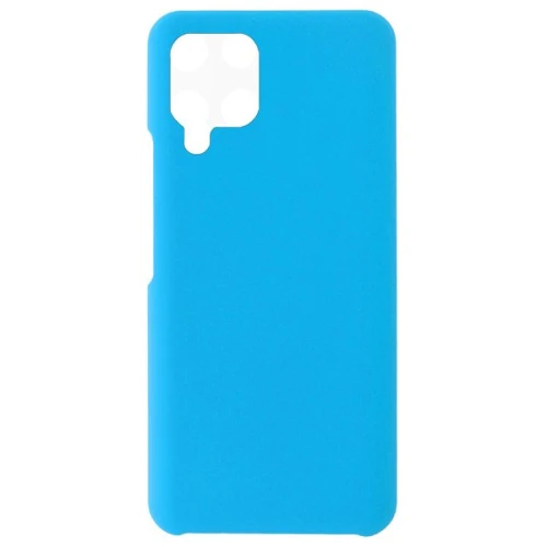 Силиконовый чехол для Samsung Galaxy A12 Soft Case Голубой