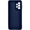 Силиконовый чехол для Samsung Galaxy A13 Soft Matte с микрофиброй Синий