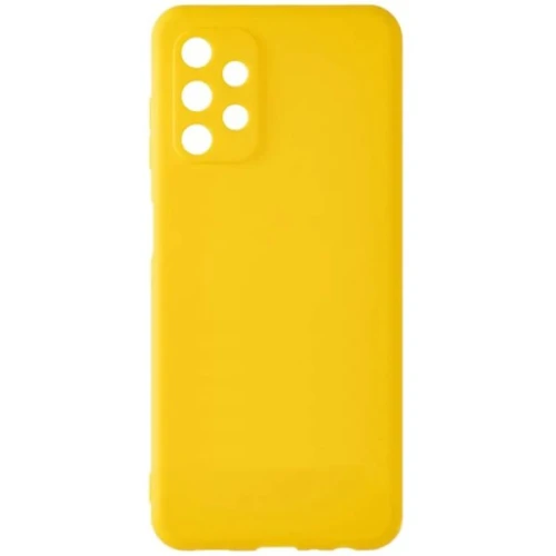Силиконовый чехол для Samsung Galaxy A13 5G Soft Matte с защитой камеры Желтый