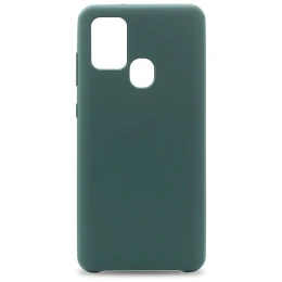 Силиконовый чехол для Samsung Galaxy A21S Soft Case Зеленый