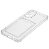 Силиконовый чехол для Samsung Galaxy A23 TPU 1.5мм с картхолдером и защитой камеры Прозрачный