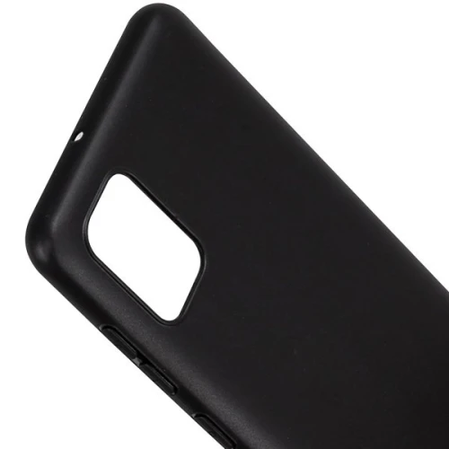 Силиконовый чехол для Samsung Galaxy A31 TPU 1мм Черный матовый