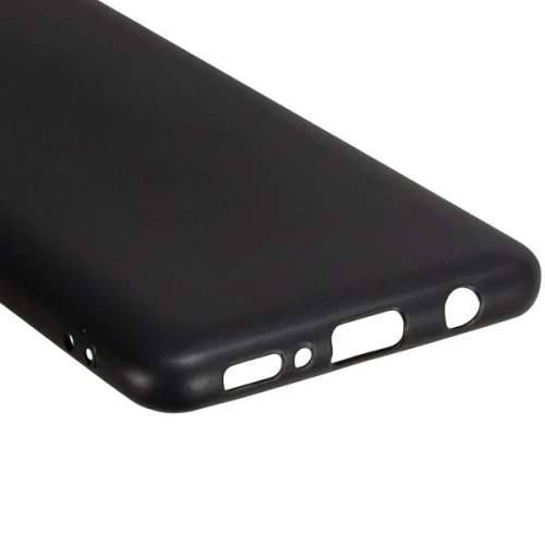 Силиконовый чехол для Samsung Galaxy A31 TPU 1мм Черный матовый