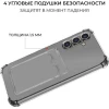 Силиконовый чехол для Samsung Galaxy A34 Krieger с кардхолдером Прозрачный