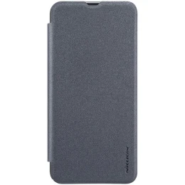 Чехол книжка для Samsung Galaxy A50 Nillkin Sparkle Leather Case Черный