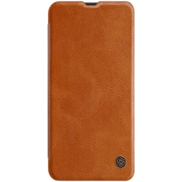 Чехол книжка для Samsung Galaxy A50 Nillkin Qin leather case Коричневый