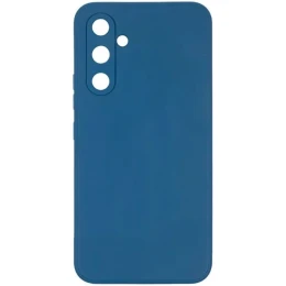 Силиконовый чехол для Samsung Galaxy A54 5G / Samsung Galaxy S23 FE Soft Matte с микрофиброй Синий