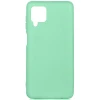 Силиконовый чехол для Samsung Galaxy M33 Soft Matte с микрофиброй Мятный