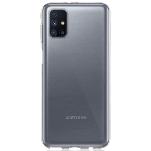 Силиконовый чехол для Samsung Galaxy M51 TPU 1мм Прозрачный глянцевый