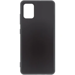 Силиконовый чехол для Samsung Galaxy M51 TPU 1мм Черный матовый