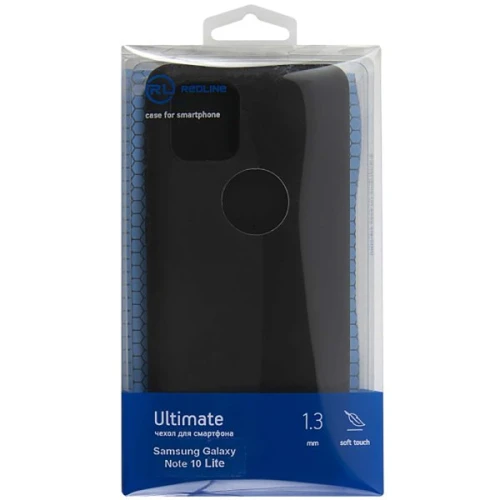 Силиконовый чехол для Samsung Galaxy Note 10 Lite Red Line Ultimate Черный