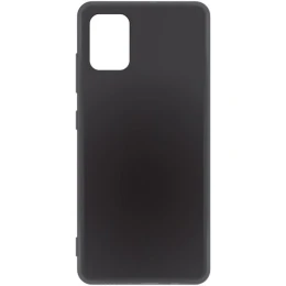 Силиконовый чехол для Samsung Galaxy S20FE TPU 1мм Черный матовый