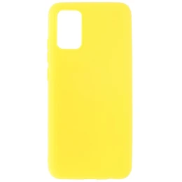 Силиконовый чехол для Samsung Galaxy S20FE Soft Matte Желтый