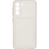 Силиконовый чехол для Samsung Galaxy S21 iBox Crystal с кардхолдером Прозрачный