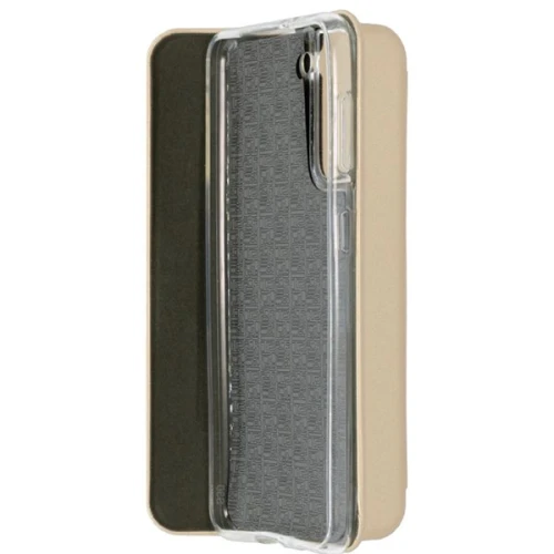 Чехол книжка для Samsung Galaxy S21+ Book Cover Золотой