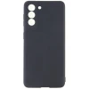 Силиконовый чехол для Samsung Galaxy S21 FE TPU 1мм с защитой камеры Черный