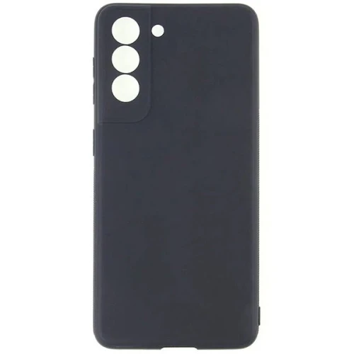 Силиконовый чехол для Samsung Galaxy S21 FE TPU 1мм с защитой камеры Черный