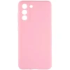 Силиконовый чехол для Samsung Galaxy S21 FE Soft Matte с защитой камеры Розовый