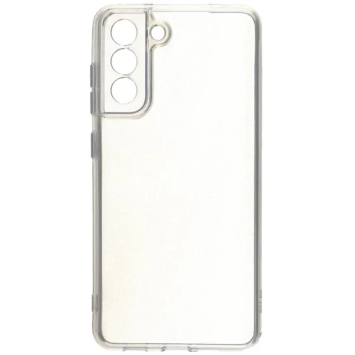 Силиконовый чехол для Samsung Galaxy S21 FE Ultra Thin Case с защитой камеры Прозрачный