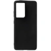 Силиконовый чехол для Samsung Galaxy S21 Ultra Soft Matte Черный