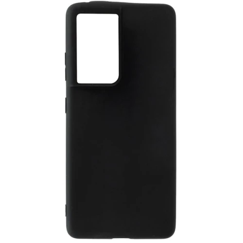 Силиконовый чехол для Samsung Galaxy S21 Ultra Soft Matte Черный