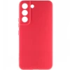 Силиконовый чехол для Samsung Galaxy S22+ Soft Matte с защитой камеры Красный