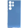 Силиконовый чехол для Samsung Galaxy S23 Ultra Soft Case Лазурный