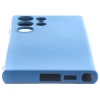 Силиконовый чехол для Samsung Galaxy S23 Ultra Soft Case Лазурный