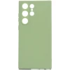 Силиконовый чехол для Samsung Galaxy S23 Ultra Soft Case Салатовый