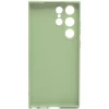 Силиконовый чехол для Samsung Galaxy S23 Ultra Soft Case Салатовый