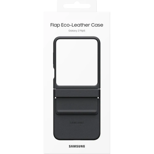 Чехол-накладка для Samsung Galaxy Z Flip 5 Flap Eco-Leather Case B5 EF-VF731PBEGRU Черный