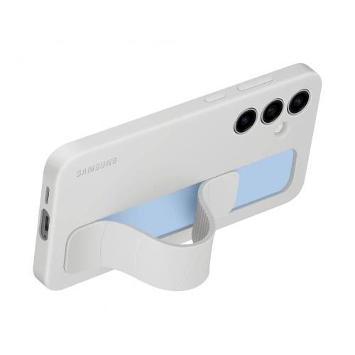 Силиконовый чехол для Samsung Galaxy S24 FE Standing Grip Case EF-GS721CJEGRU Серый