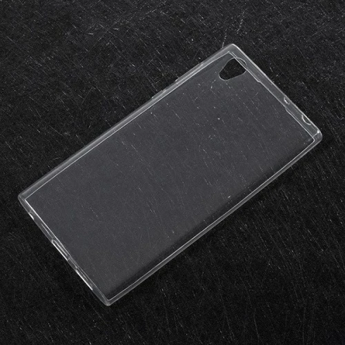 Силиконовый чехол для Sony Xperia L1 TPU 1мм Прозрачный глянцевый