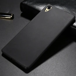 Силиконовый чехол для Sony Xperia L1 TPU 0.8мм Черный матовый