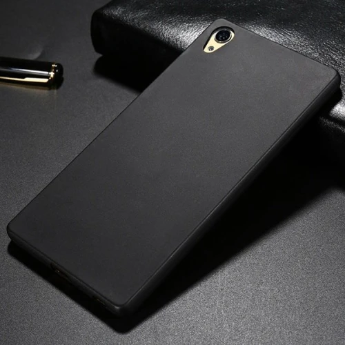 Силиконовый чехол для Sony Xperia L1 TPU 0.8мм Черный матовый