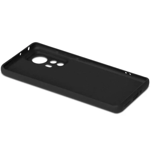 Силиконовый чехол для Xiaomi 12 TPU 1мм защитой камеры Черный