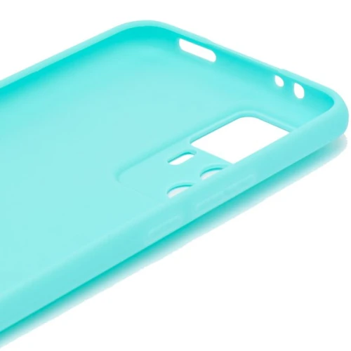 Силиконовый чехол для Xiaomi 12T Soft Matte с защитой камеры Бирюзовый