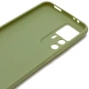 Силиконовый чехол для Xiaomi 12T Soft Matte с защитой камеры Оливковый