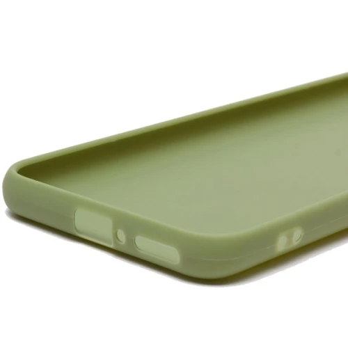 Силиконовый чехол для Xiaomi 12T Soft Matte с защитой камеры Оливковый
