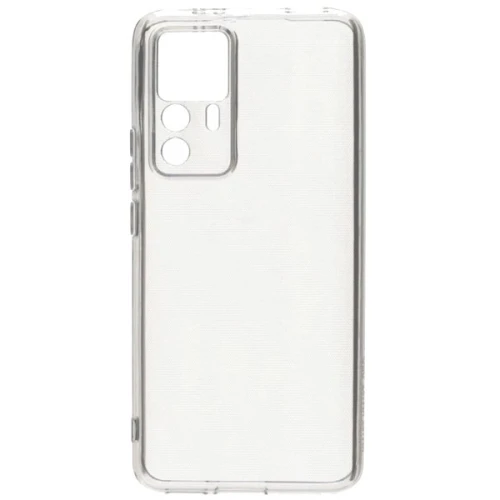 Силиконовый чехол для Xiaomi 12T Ultra Thin Case с защитой камеры Прозрачный