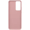 Силиконовый чехол для Xiaomi 12T Pro Soft Matte с микрофиброй Пыльно розовый