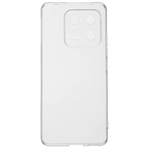 Силиконовый чехол для Xiaomi 13 TPU 1мм с защитой камеры Прозрачный