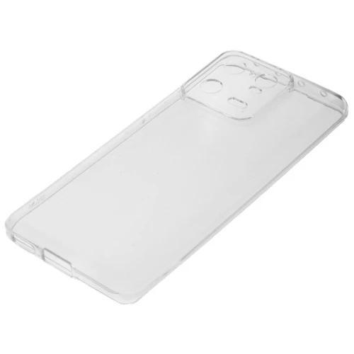 Силиконовый чехол для Xiaomi 13 TPU 1мм с защитой камеры Прозрачный